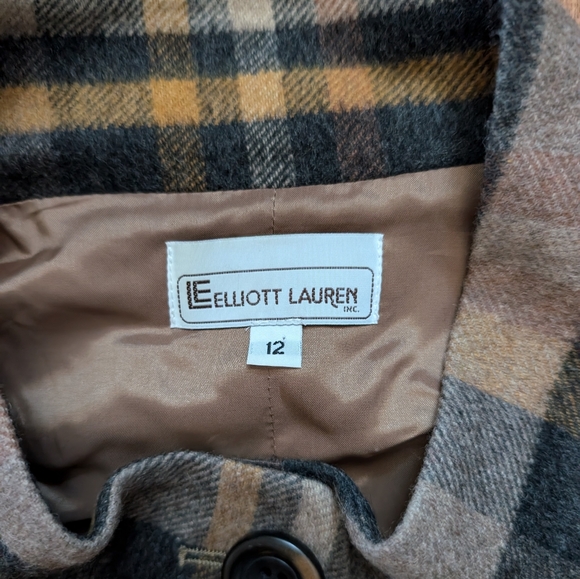 Elliot Lauren Plaid Fall Jacket (12) - Picture 4 of 6